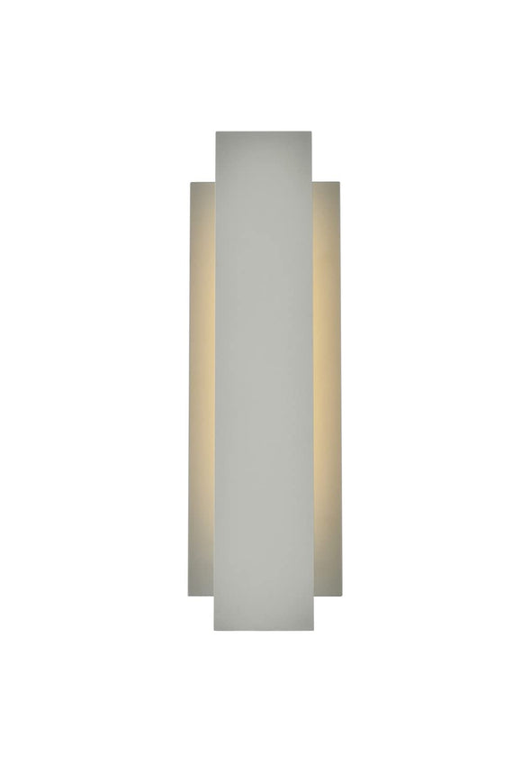 Living District Raine Integrated LED Wall Sconce in Silver