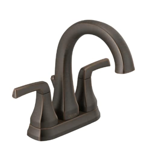 Portwood 4 in. Centerset 2-Handle Bathroom Faucet in Venetian Bronze by Delta