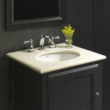 American Standard 495221.020 Ovalyn Ceramic Undermount Oval Bathroom sink, 19.25" L x 16.25" W x 7.18" H, White