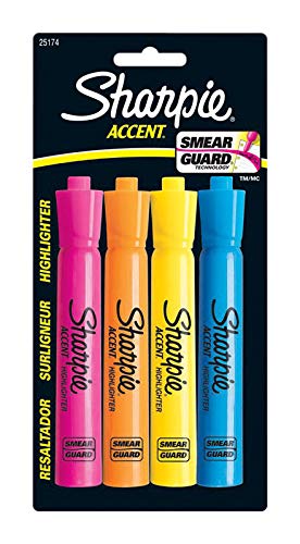4-Pack Major Accent Highlighters