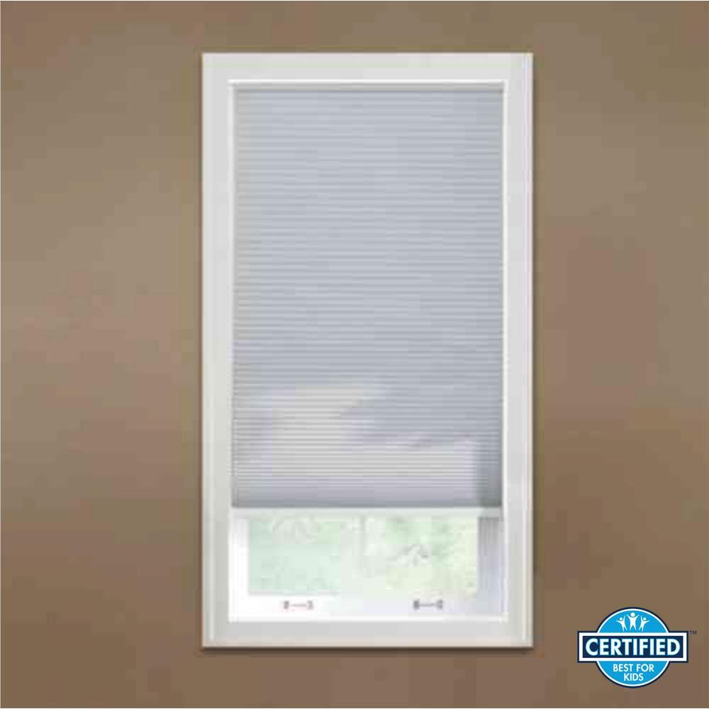 Shadow White 9/16 in. Cordless Blackout Cellular Shade - 29 in. W x 72 in. L