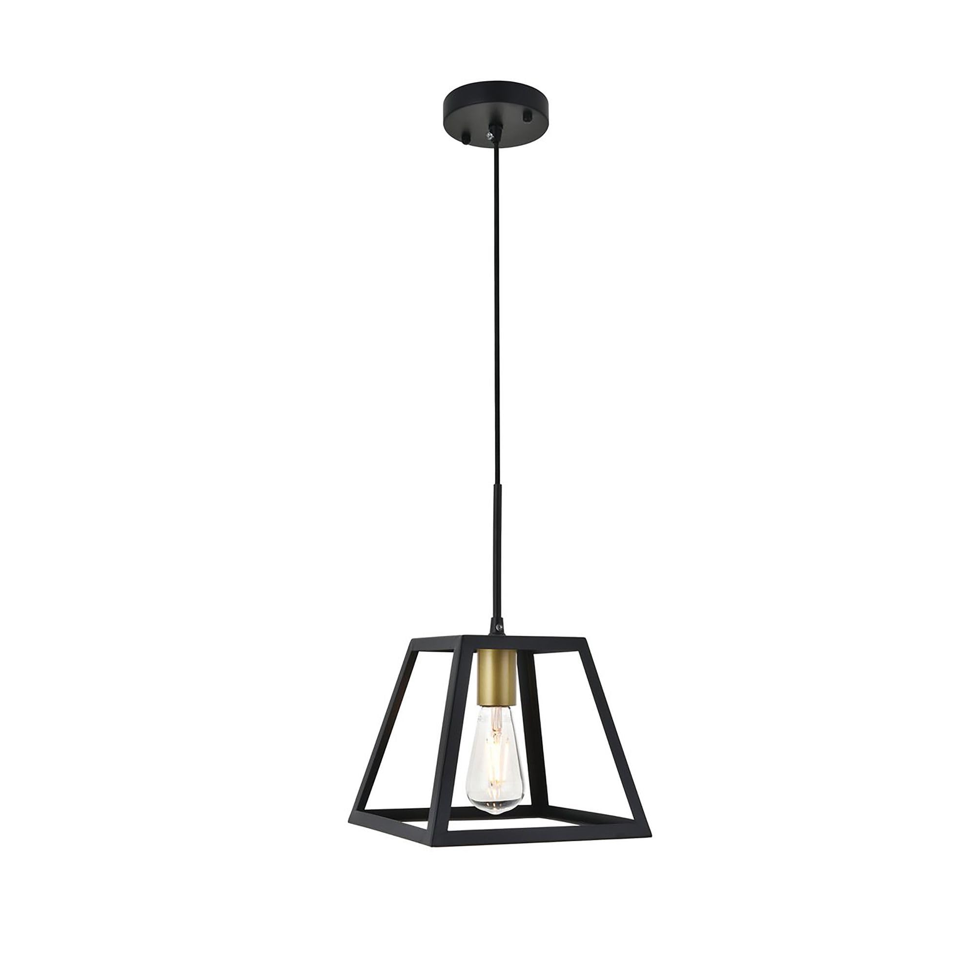 Elegant Lighting Living District Indoor Modern Home Decorative Bright Ceiling Resolute 1 Light Pendant - Like New