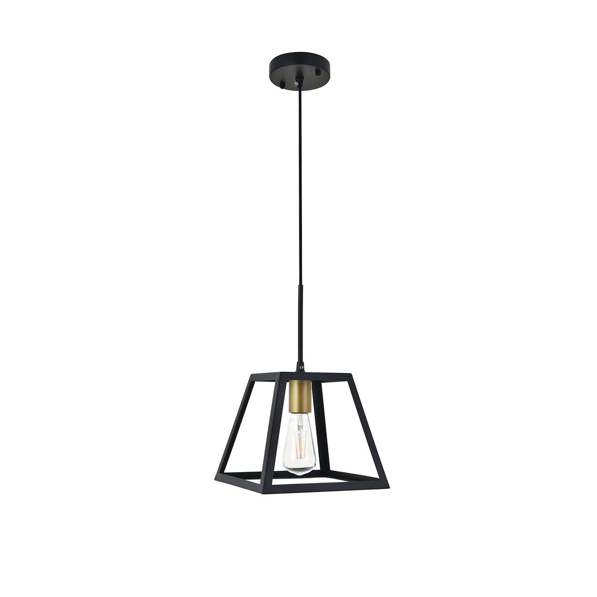 Elegant Lighting Living District Indoor Modern Home Decorative Bright Ceiling Resolute 1 Light Pendant - Like New