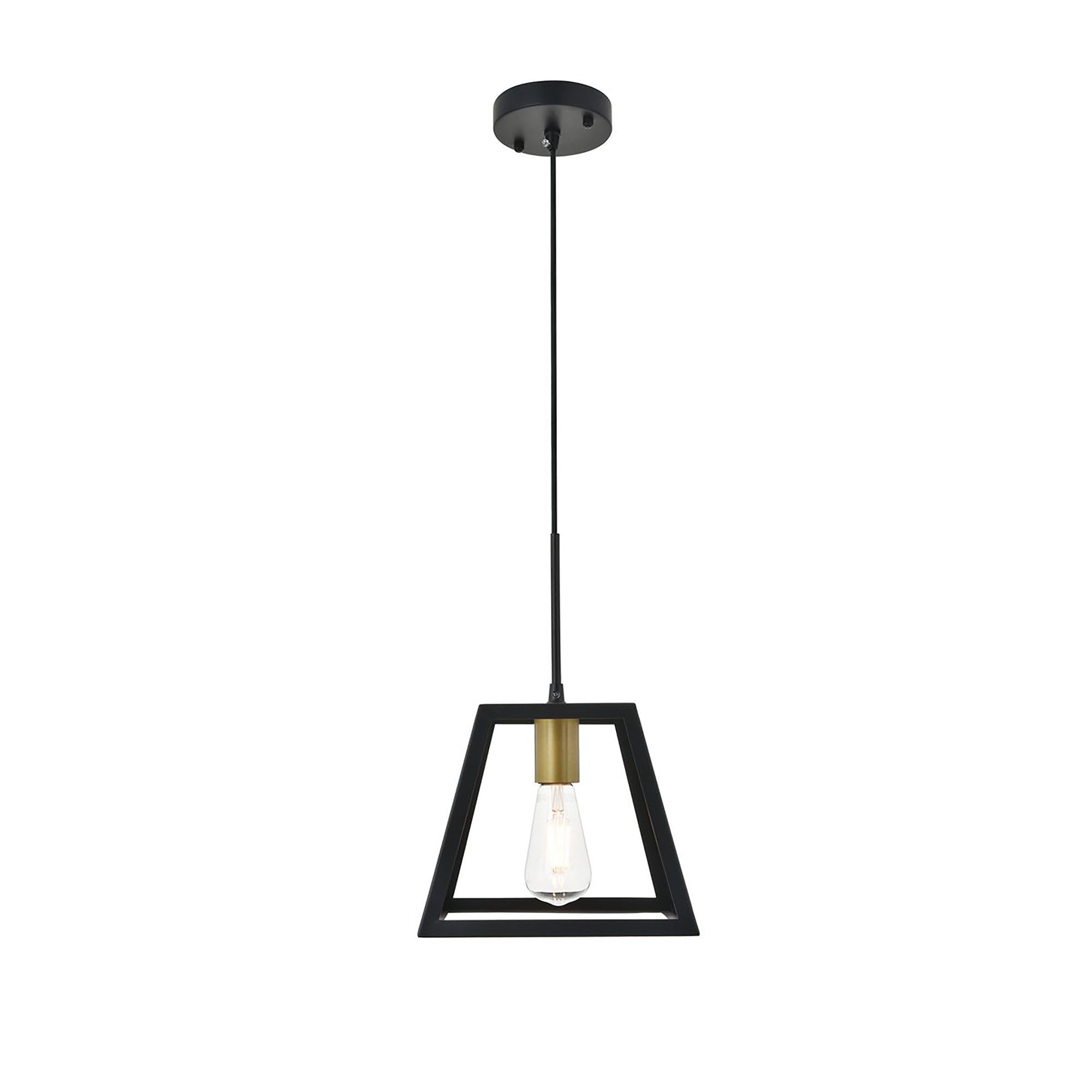 Elegant Lighting Living District Indoor Modern Home Decorative Bright Ceiling Resolute 1 Light Pendant - Like New