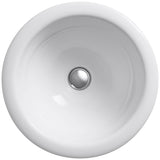 KOHLER K-2298-0 Compass Self-Rimming Undercounter Bathroom Sink, White