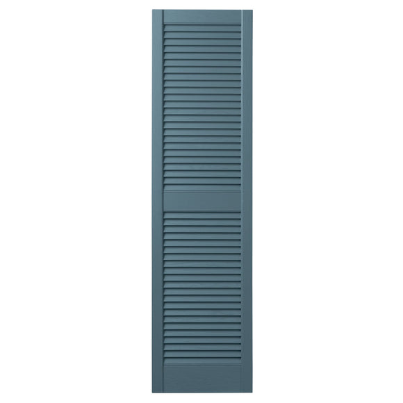 Ply Gem Shutters and Accents VINLV1551 BLU Louvered Shutter, 15