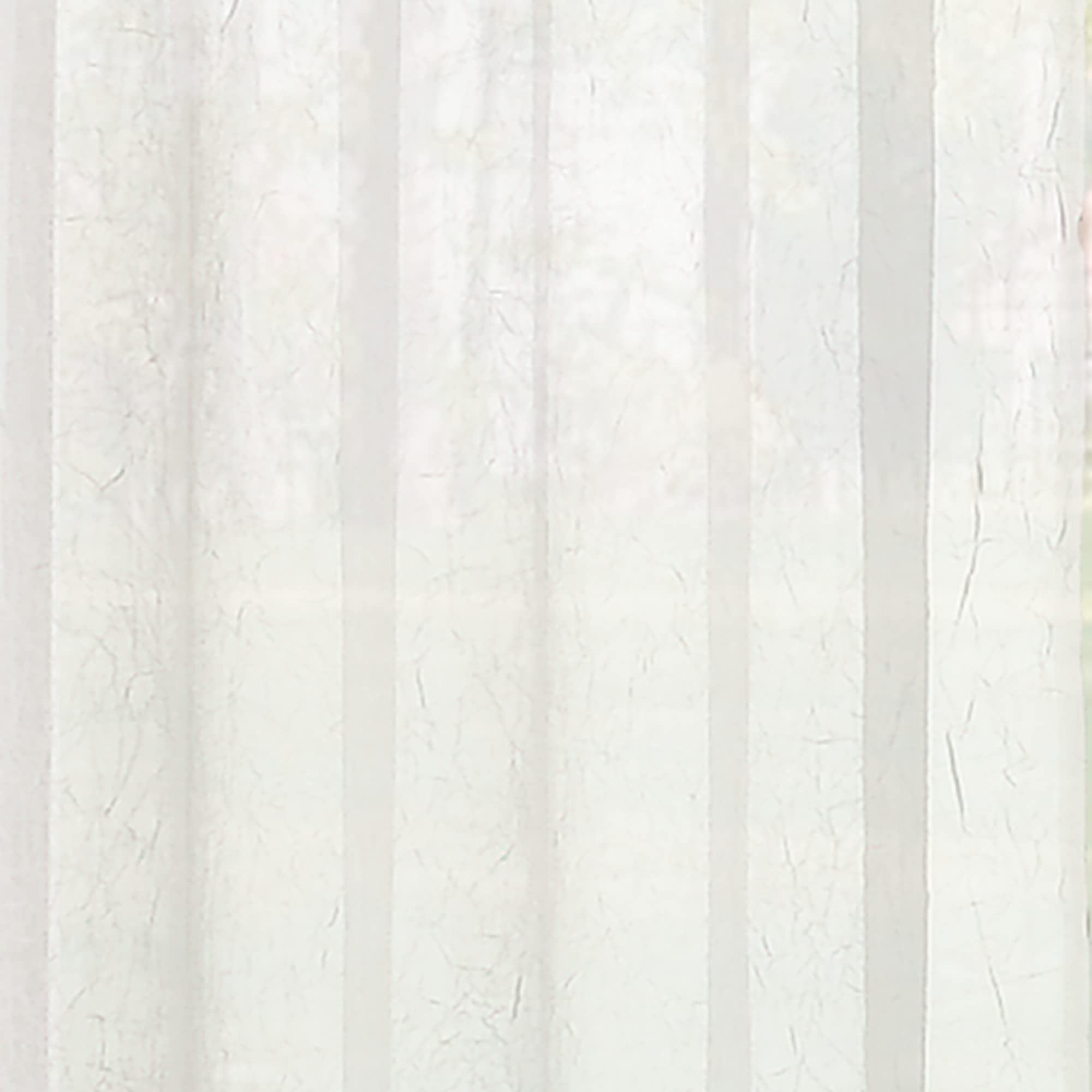 Curtainworks Trinity Crinkle Voile Sheer Curtain Panel, 51 by 95", Winter