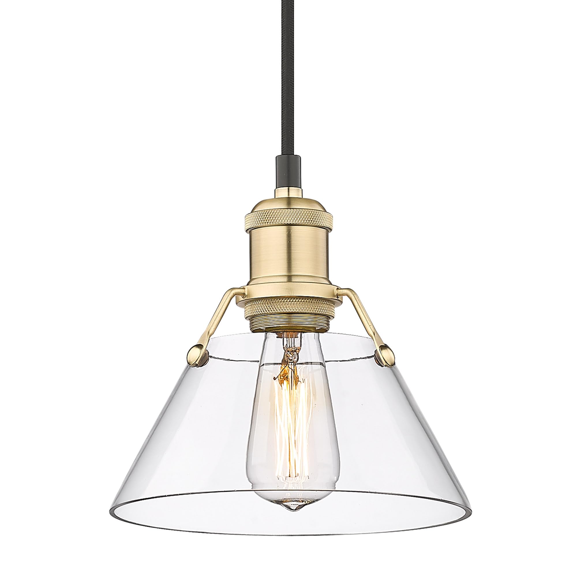 Golden Lighting Orwell Small Pendant- Pendant Light, Pendant Lighting, Pendant Light Fixtures, Pendant Lights Kitchen Island, Ceiling Light, Ceiling Light Fixture, - Like New