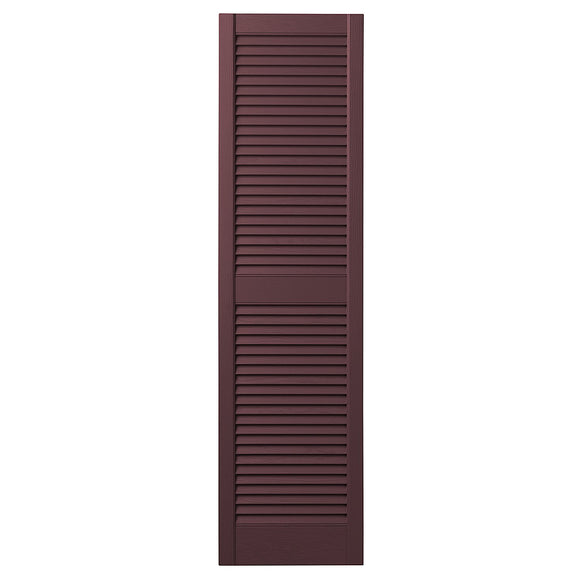 Ply Gem Shutters and Accents VINLV1559 SK Louvered Shutter, 15