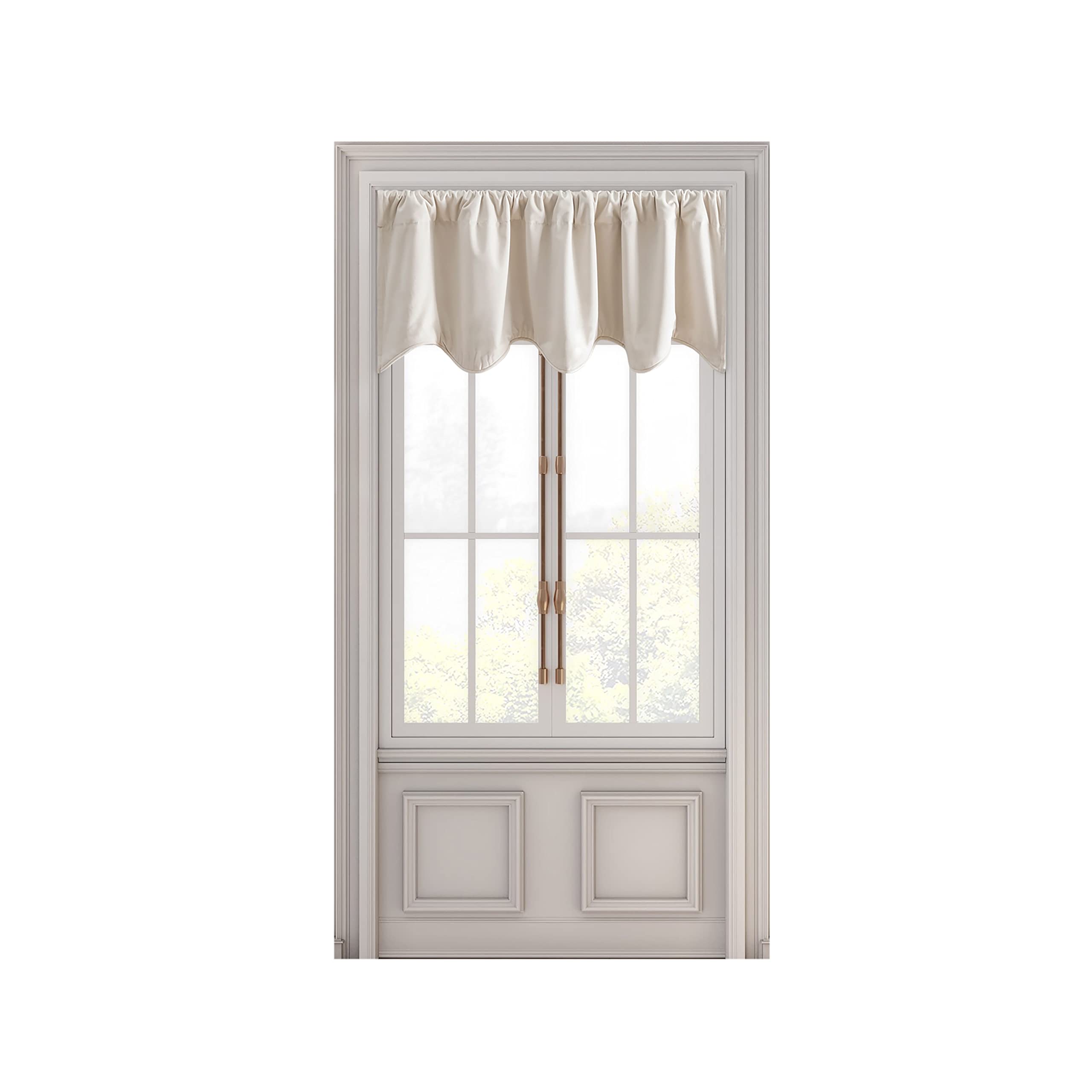Ricardo Trading Velvet Lined RP w/BT Valance 50x17 Bone