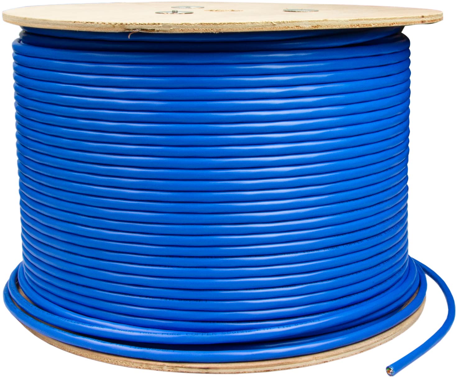 Triplett 1000' Blue CAT6 UTP 24AWG Cable with PVC Jacket, CM Rated (CAT6U-1000BL)