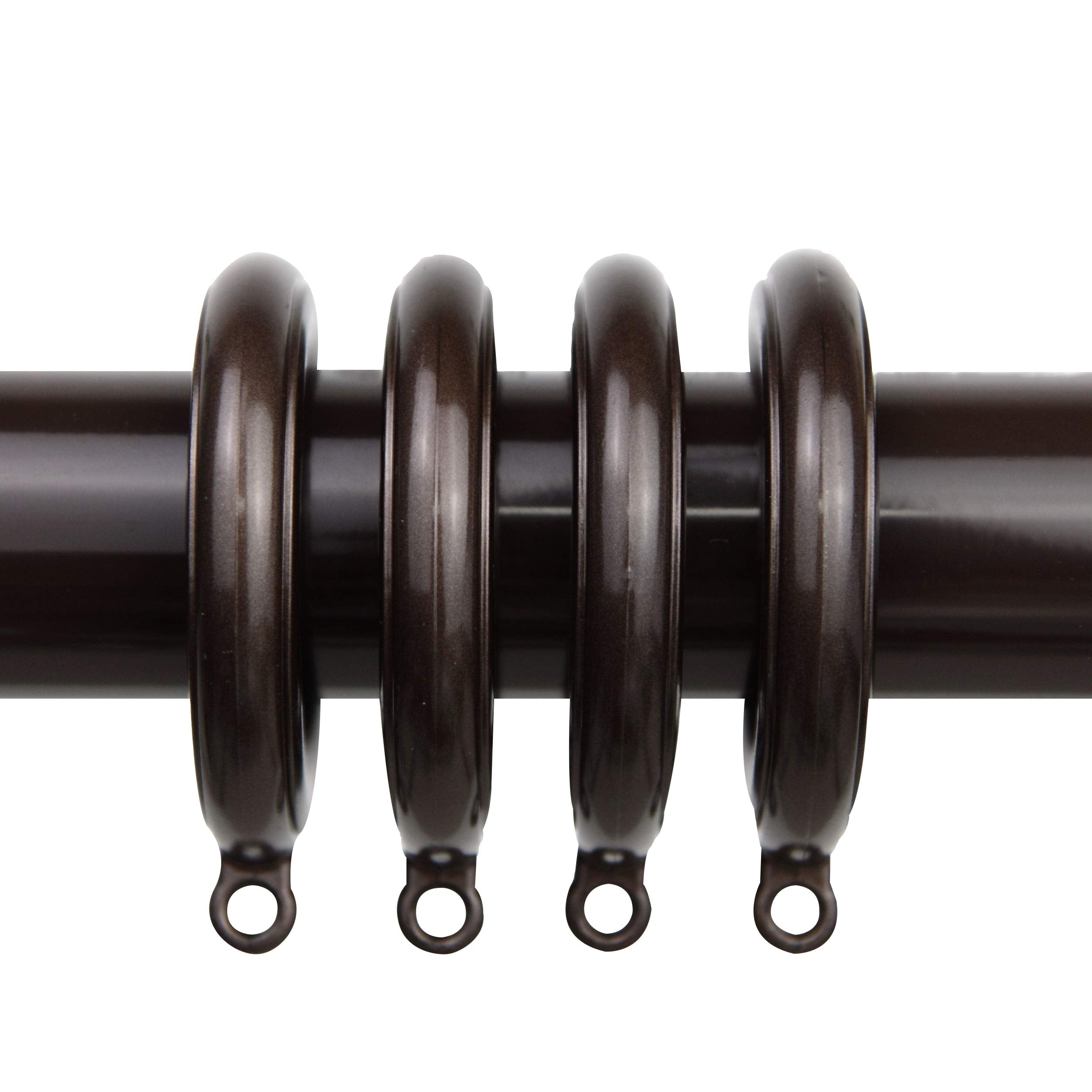 Rod Desyne Decorative 1.75 inch Eyelet Rings - Cocoa