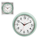 Kiera Grace Wall Clock, 9.5 Inch, Retro White ClassicWall Clocks Battery Operated, Vintage Silent Non Ticking Home Decor for Living Room, Kitchen, Bathroom