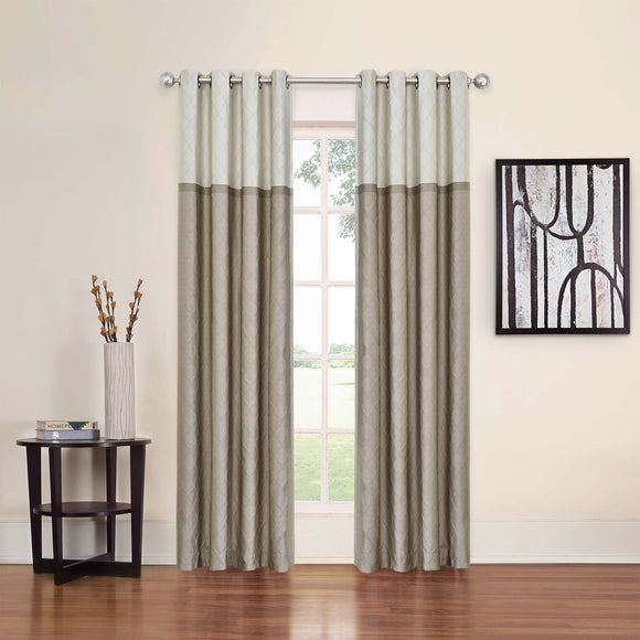 ECLIPSE Arno Modern Blackout Thermal Grommet Window Curtain for Bedroom or Living Room (1 Panel), 52