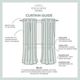 Exclusive Home Miami Semi-Sheer Textured Indoor/Outdoor Grommet Top Curtain Panel, 54"x84", Winter White, Set of 2