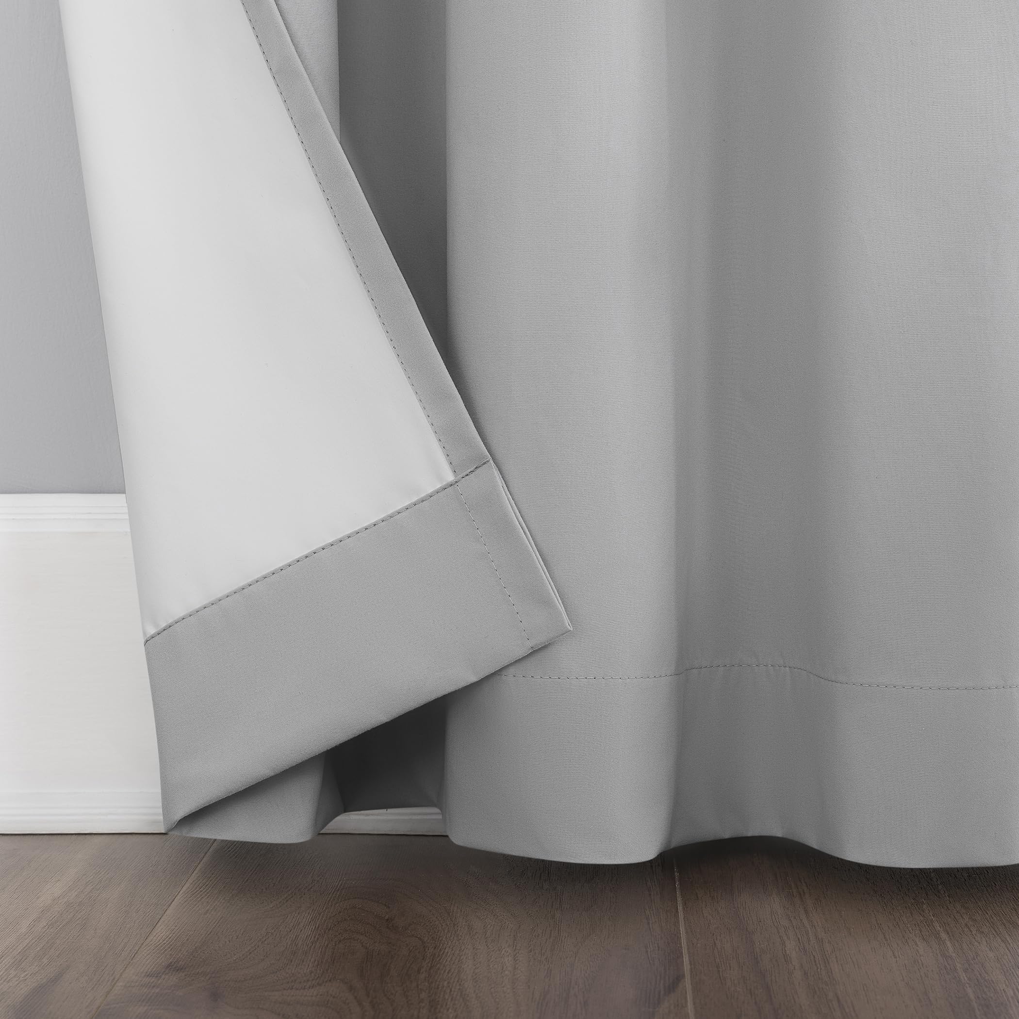 Sun Zero Cyrus Thermal Total Blackout Back Tab Curtain Panel
