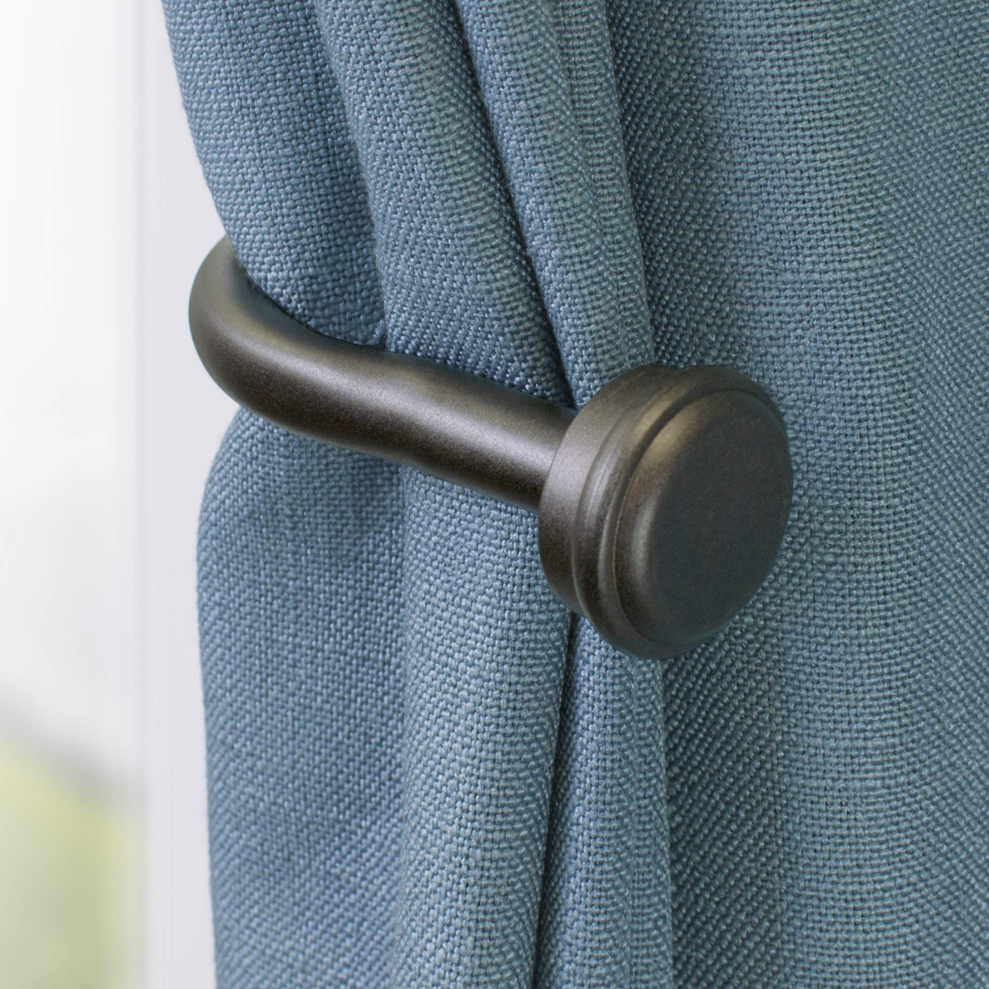 Decopolitan Cap Curtain Holdback, Copper