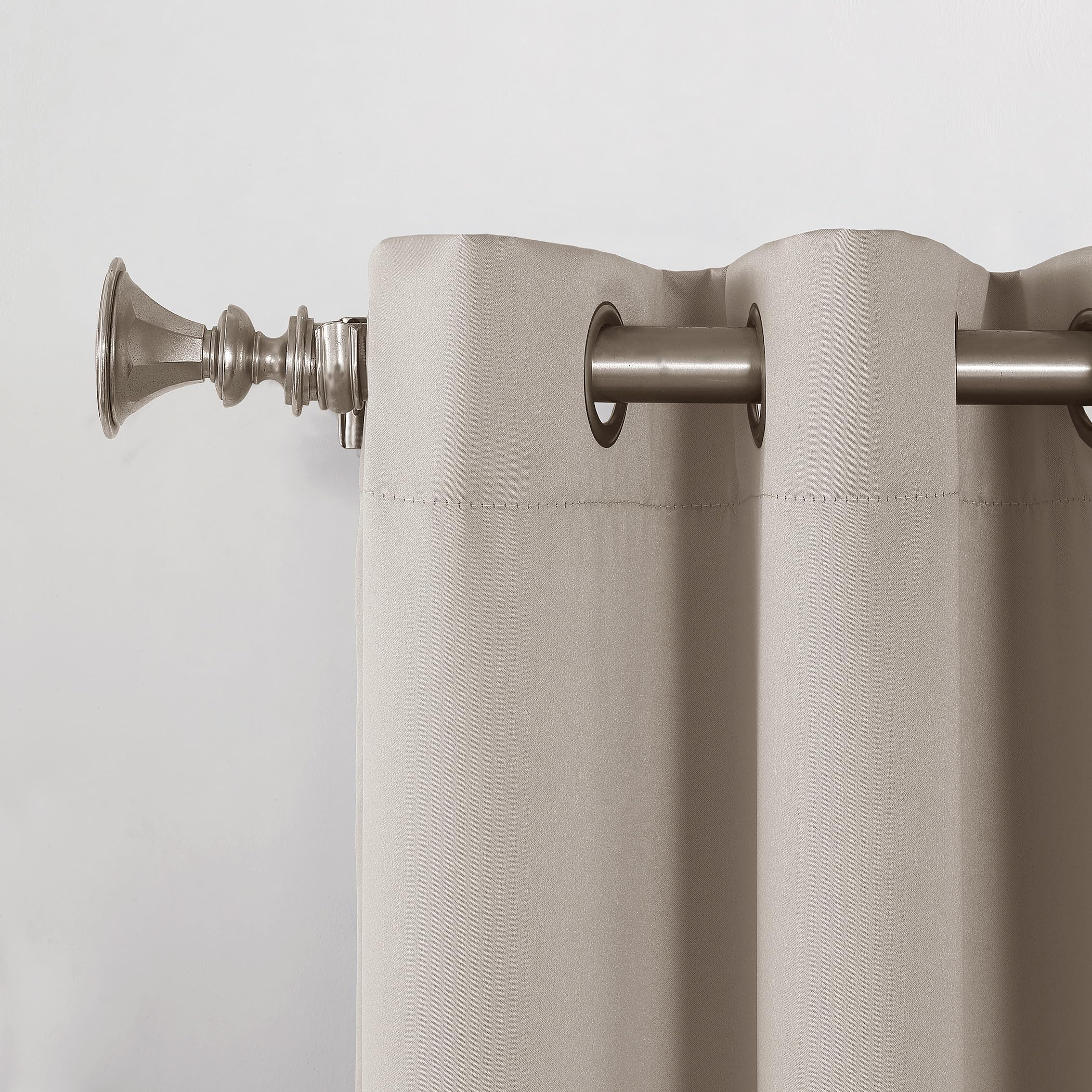 Sun Zero Barrow Energy Efficient Grommet Curtain Single Panel