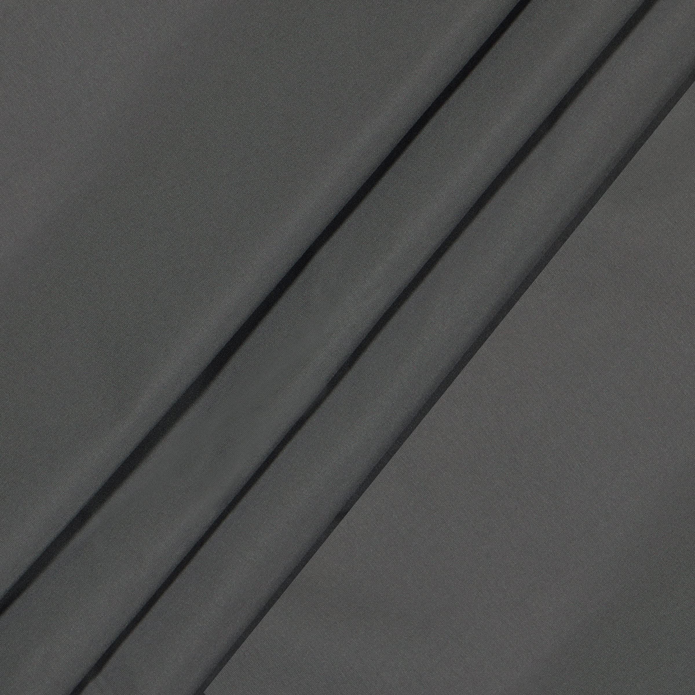 Eclipse Microfiber Total Privacy Blackout Thermal Grommet Window Curtain for Bedroom (1 Panel), 42 in x 63 in, Smoke