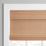 Eclipse Bamboo Roman Shades for Windows (36" x 72"), Semi-Privacy Light-Filtering Cordless Blinds for Bedroom, Living Room, or Office, Safe for Kids & Pets, Easy Mounting Interior Blinds, Natural
