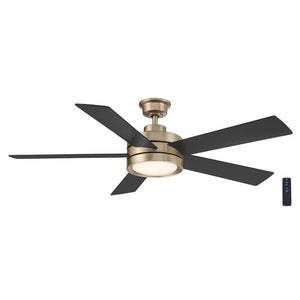 Home Decorators Baxtan 56 LED Indoor Champagne Bronze Gold Ceiling Fan w/Remote
