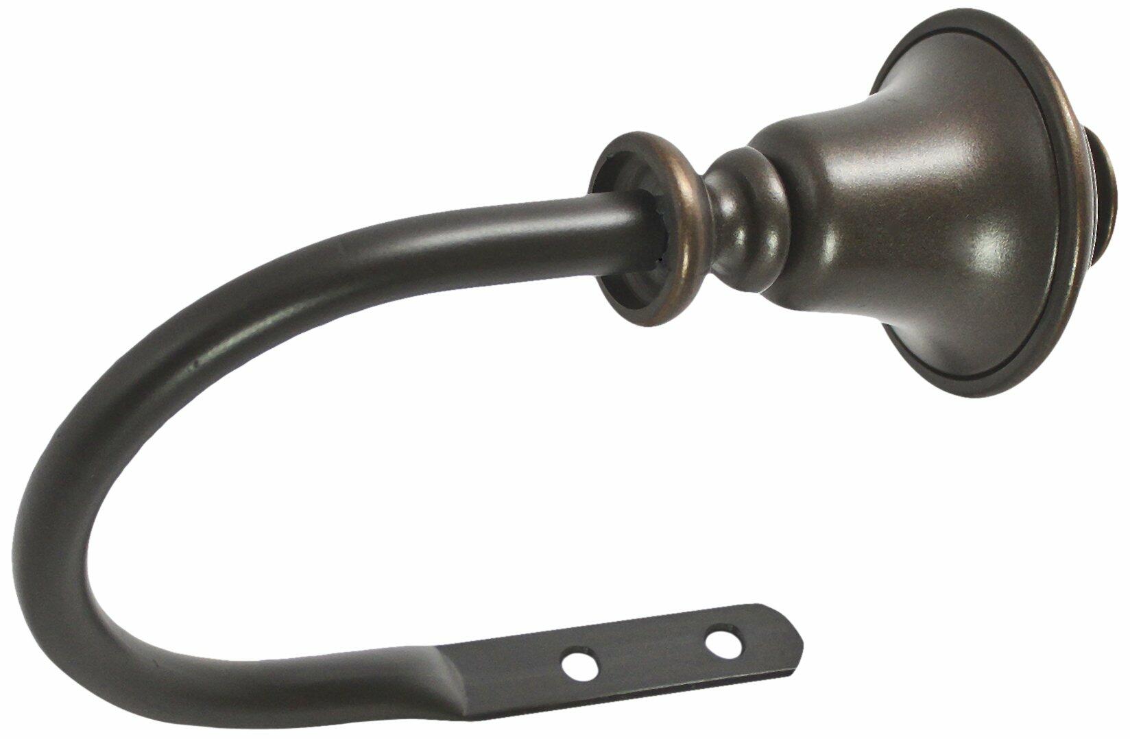 Decopolitan Bell Curtain Holdback Pair, Vintage Bronze