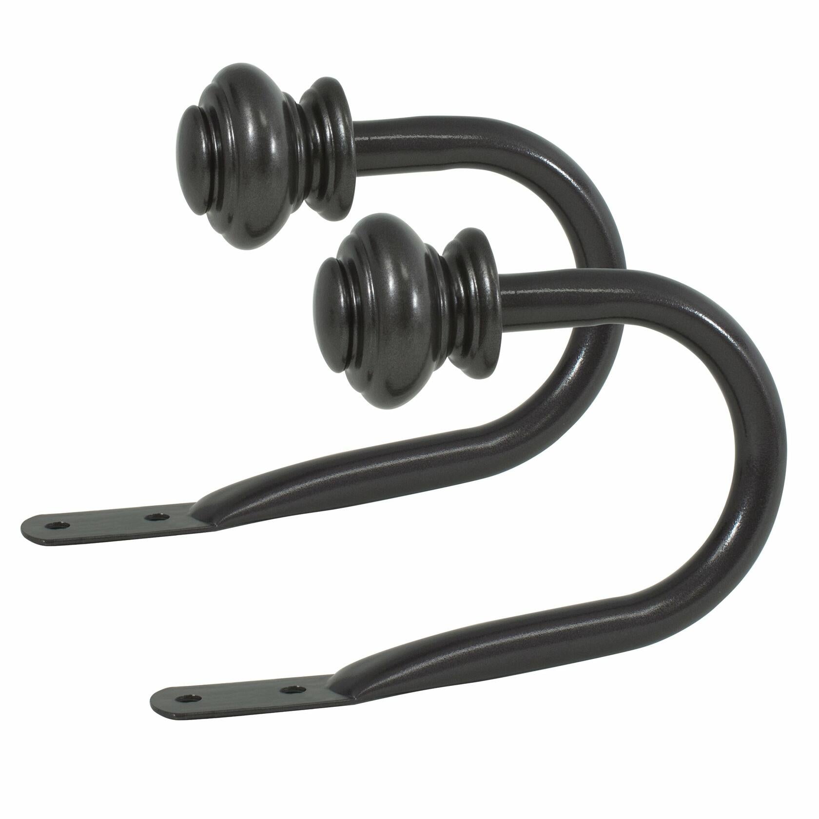 Decopolitan Urn Holdback Pair, Bronze