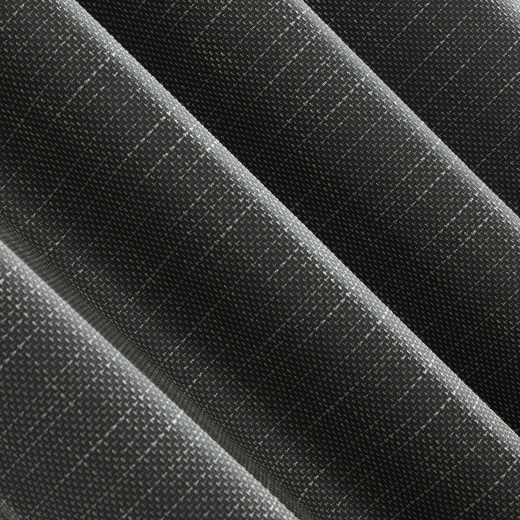 Sun Zero Brooks Burlap Weave Thermal Extreme Total Blackout Grommet Curtain Panel, 52" x 96", Coal