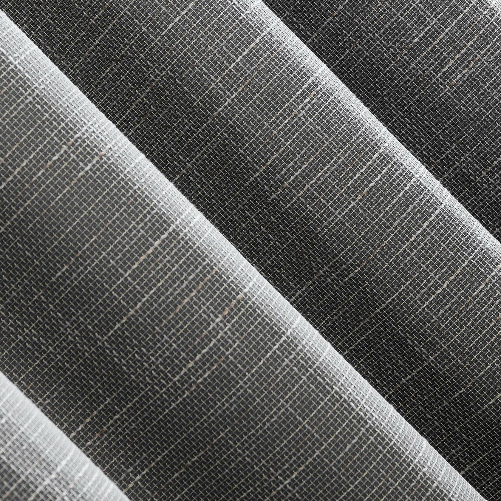 Sun Zero Brooks Burlap Weave Thermal Extreme Total Blackout Grommet Curtain Panel, 52" x 96", Gray