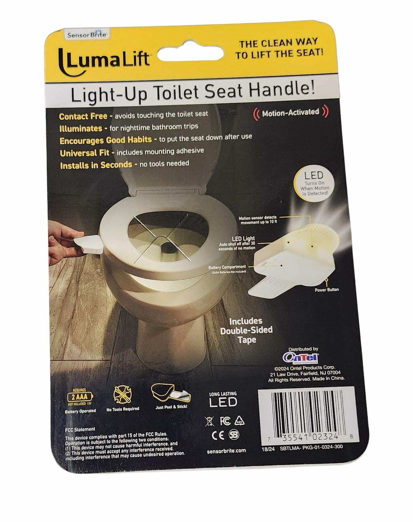Luma Lift LED Toilet Seat Handle