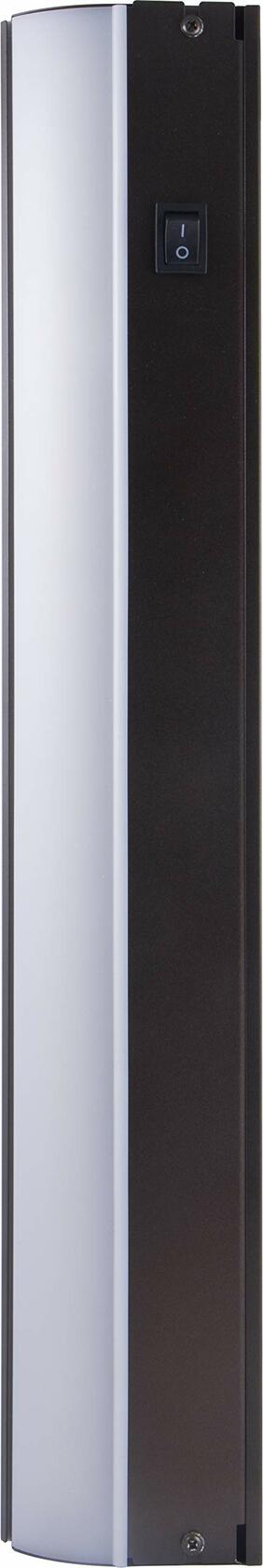 GE 18 Inch LED Premium Under Cabinet Light Fixture, Bronze Finish, Direct Wire, Warm White 3000K, 769 Lumens, Steel Housing, On/Off Switch, Kitchen, Office, Vanity, Display, Garage, Workbench, 38887