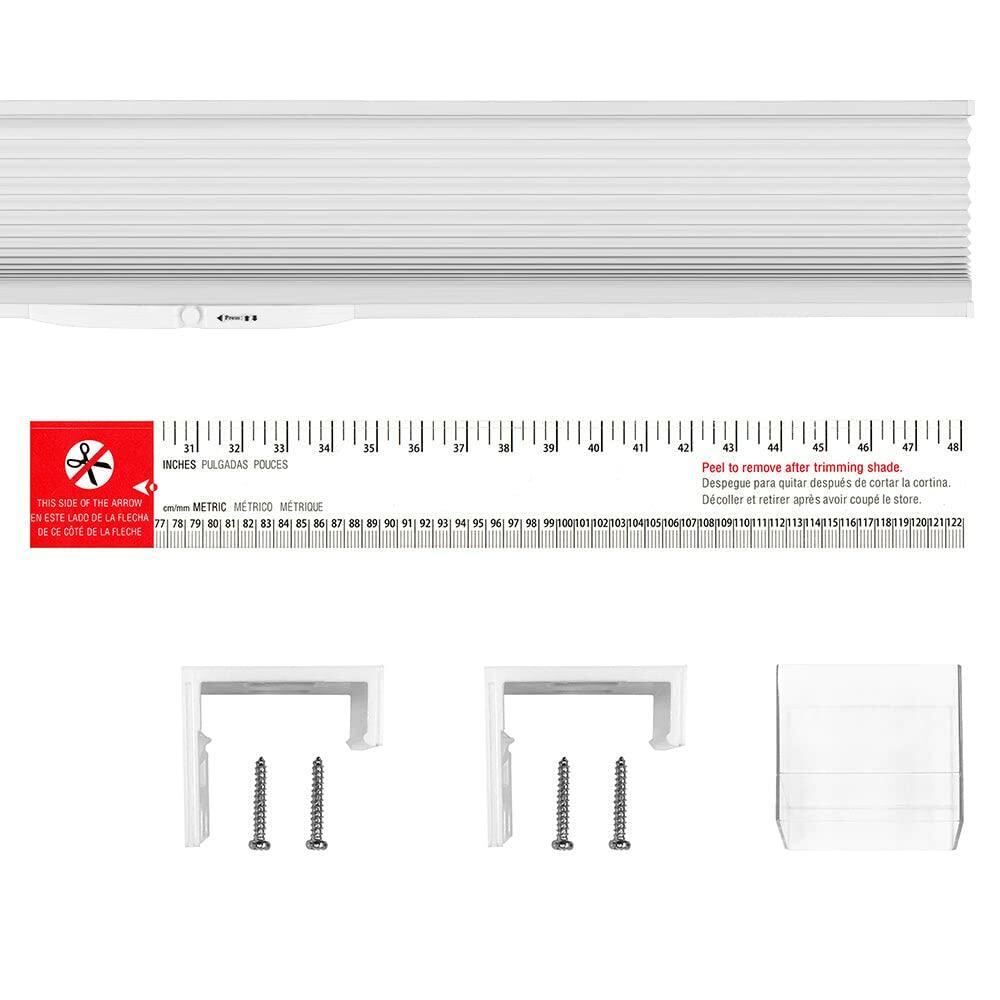 Lumi Cordless Honeycomb POP Shade Room Darkening (36"x64", White)