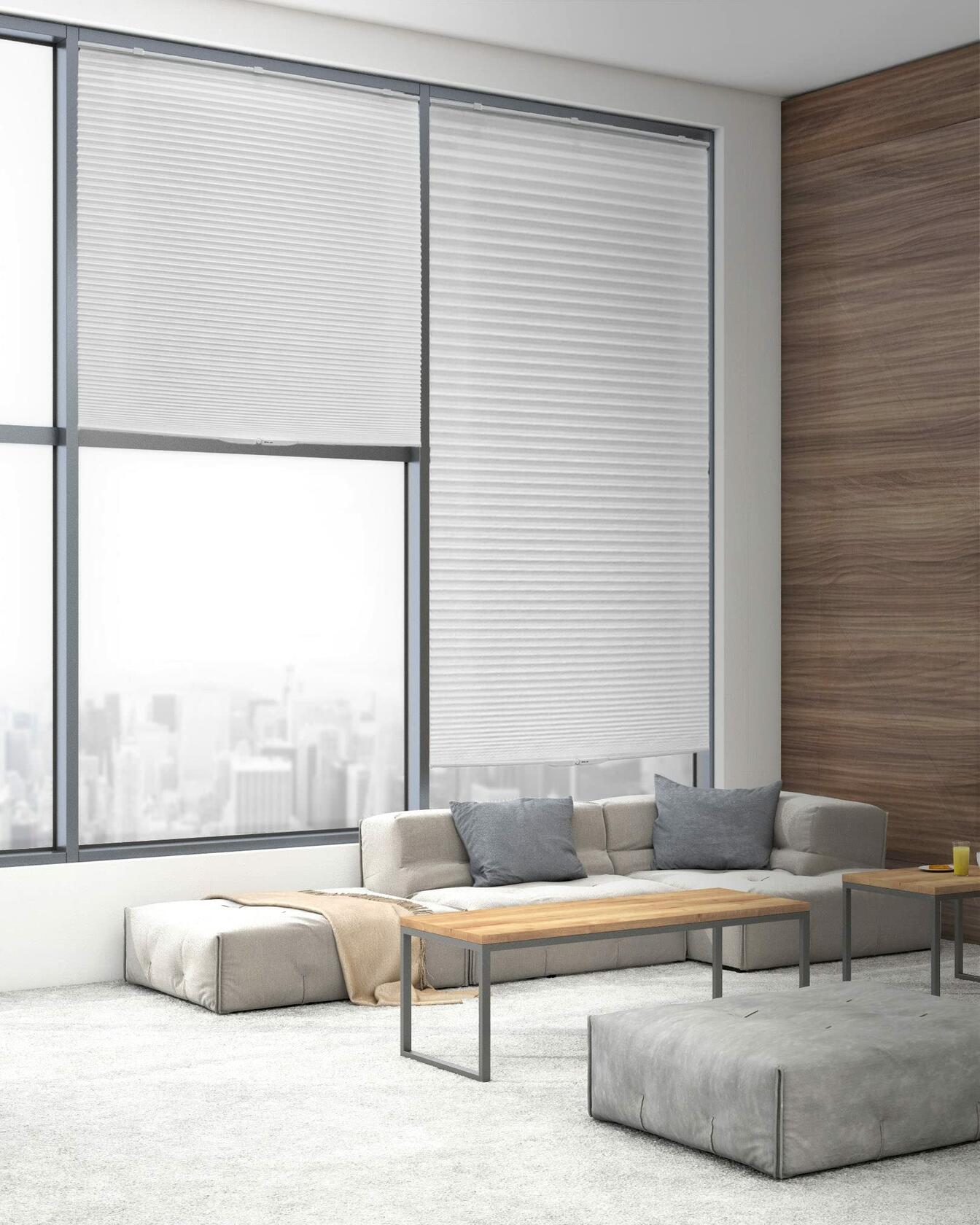 Lumi Cordless Honeycomb POP Shade Room Darkening (36"x64", White)