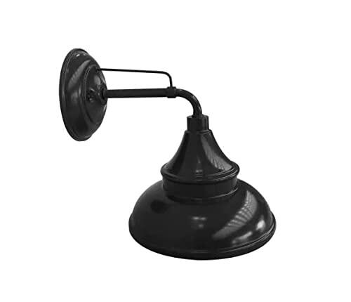 Home Decorators Black Outdoor Barn Light Wall Mount Sconce by Hampton Bay