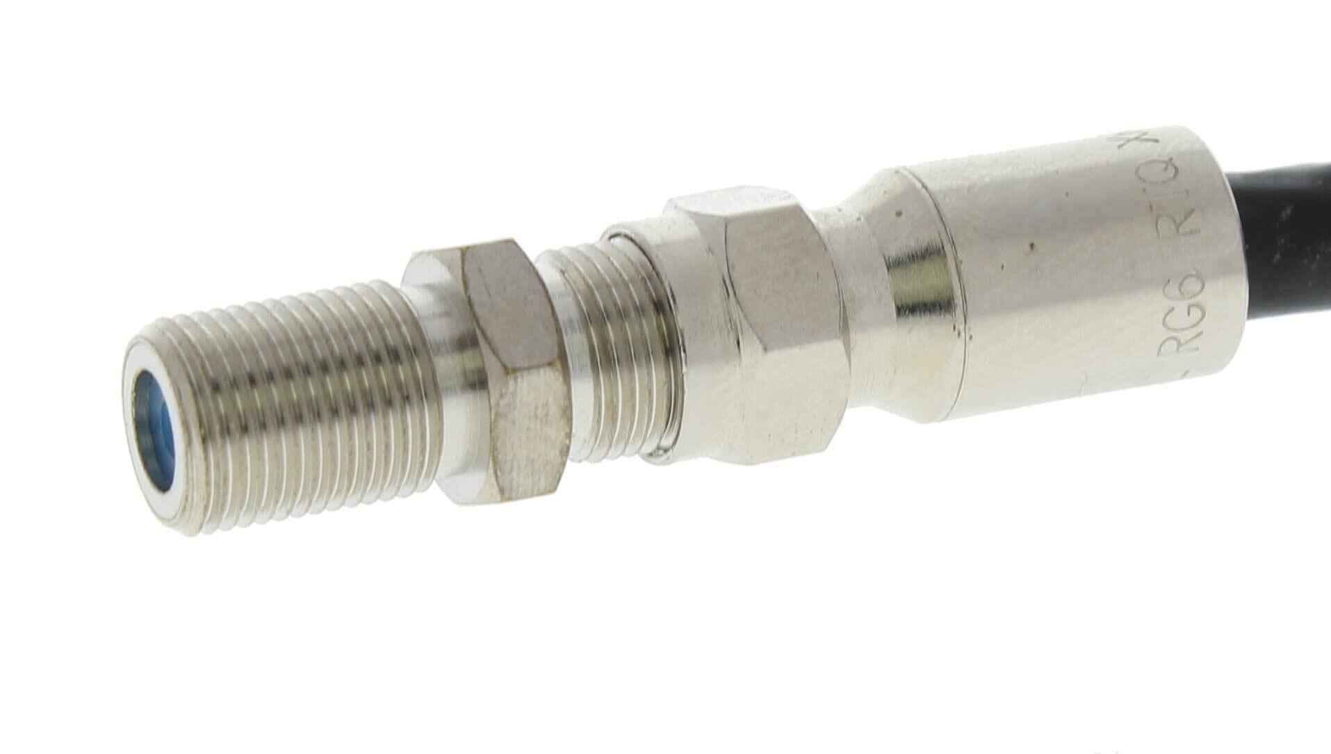 IDEAL Industries, Inc. 85-340 Coax Adapter Female to Female, F-Splice Coax Cable Adapter for High-Definition Applications, 10 Adapters