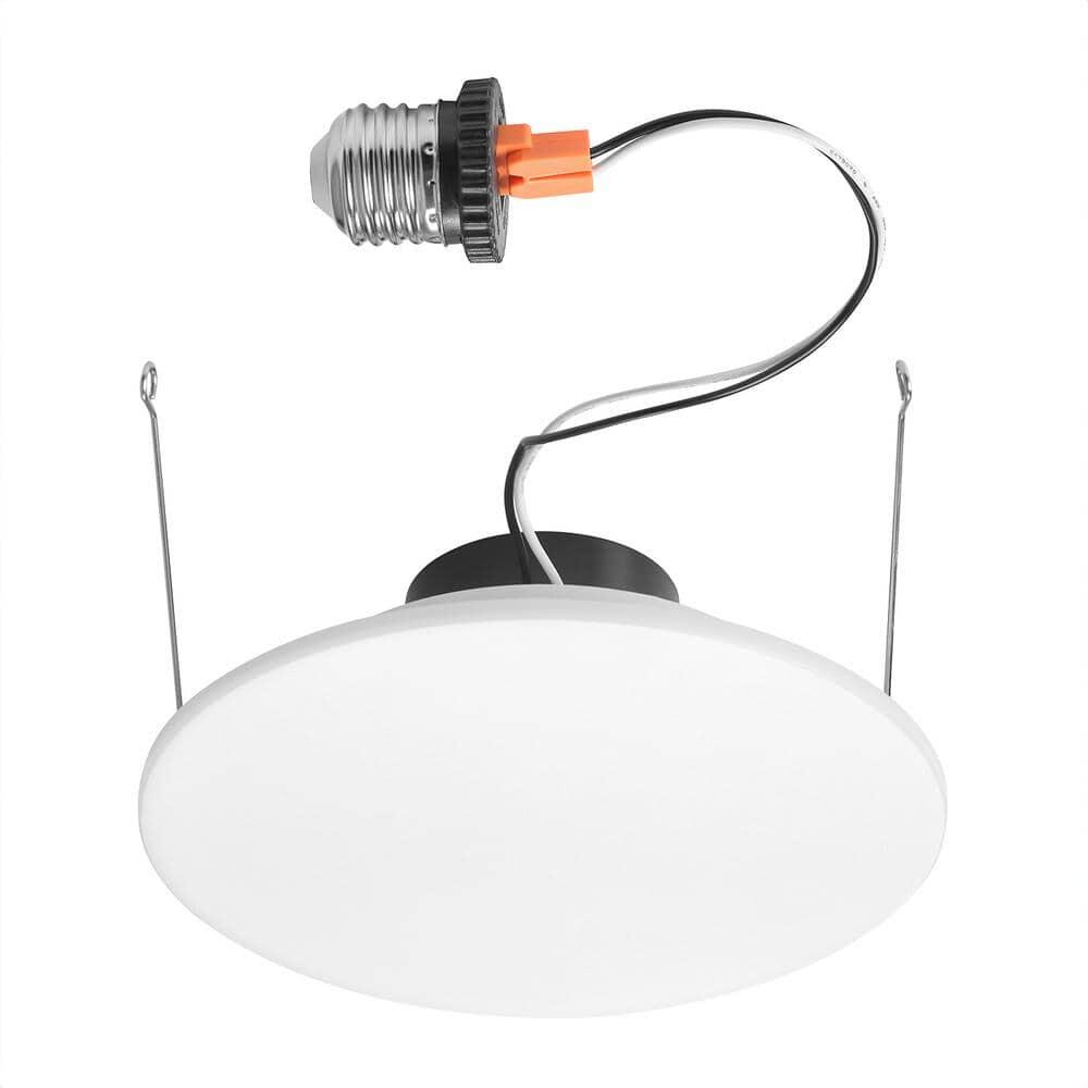 6 in. LED InfinitiEdge Recessed Retrofit Light Trim, Adjustable CCT