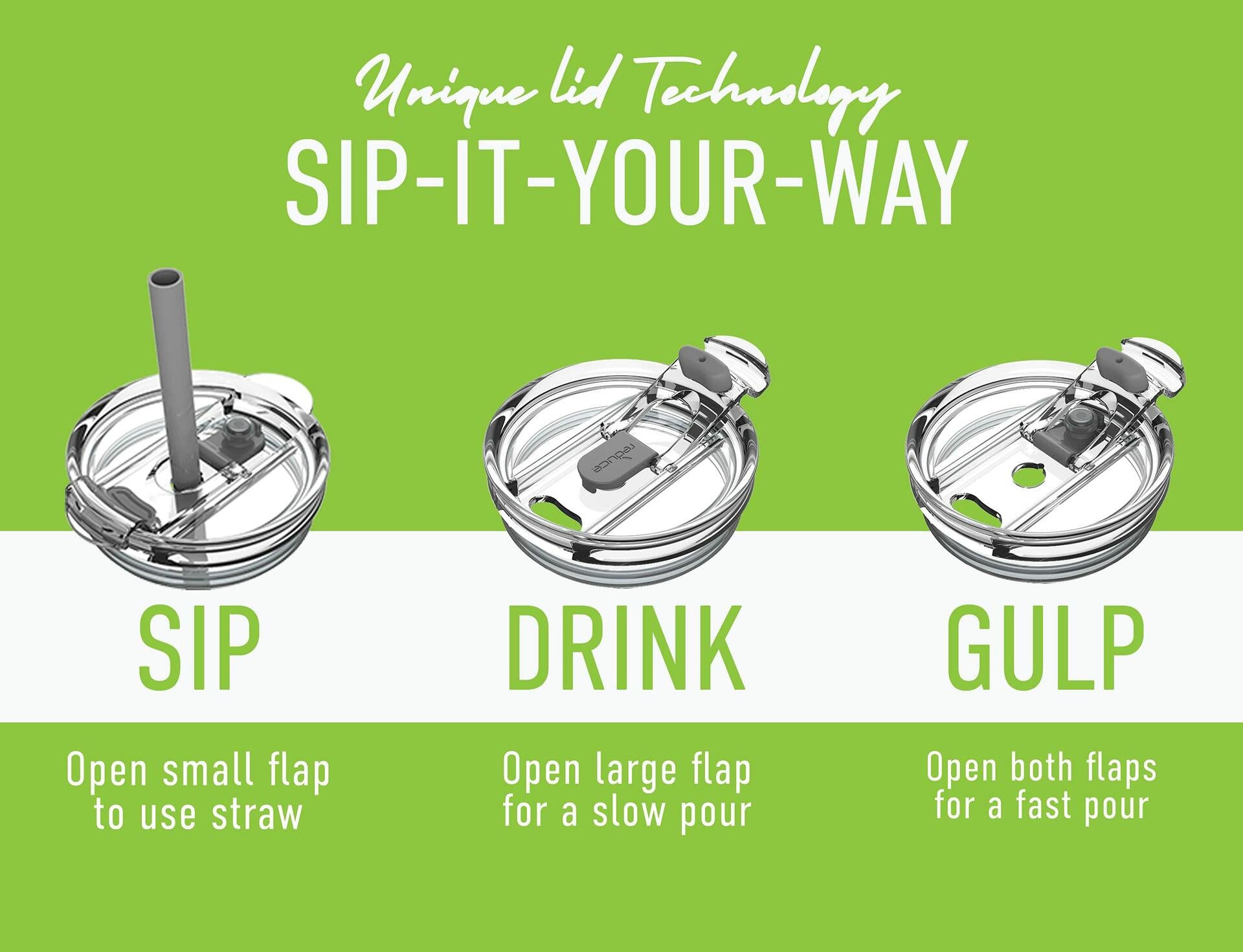 Base Brands Reduce Cold-1 Mug, 40 Oz, Dark Web