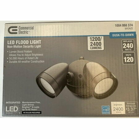 Commercial Electric Dusk Dawn Sensor Flood Light