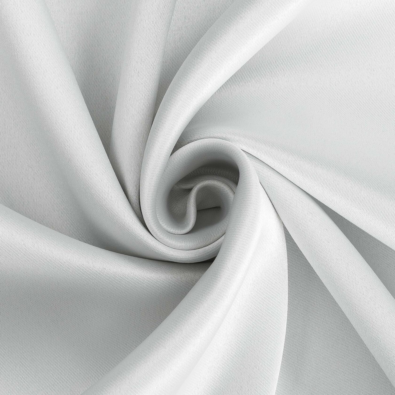 Sun Zero Oslo Theater Grade Extreme 100% Blackout Rod Pocket Curtain Panel, 52" x 63", White