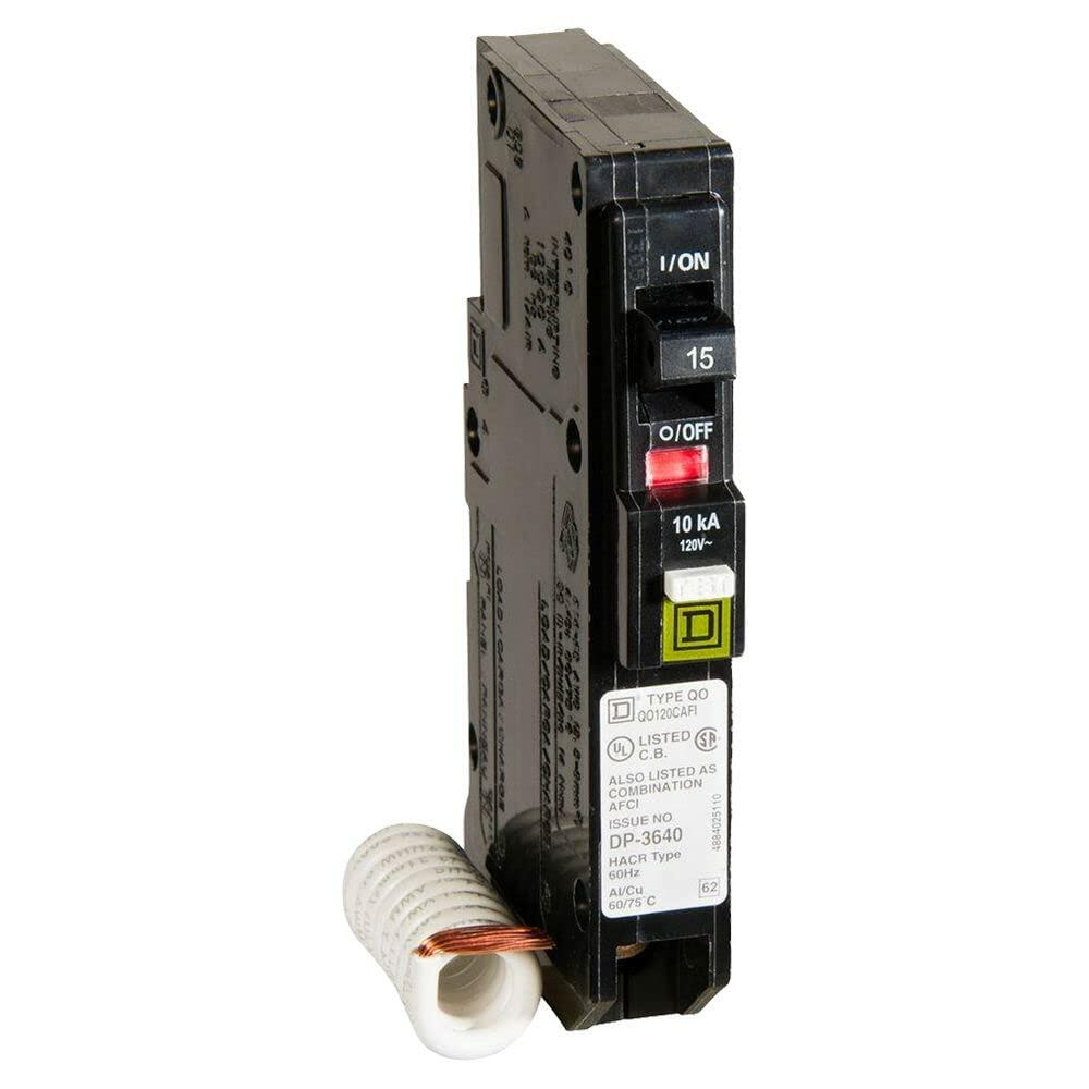 2 each: Qo Combo Arc Fault Circuit Breaker (QO115CAFIC)