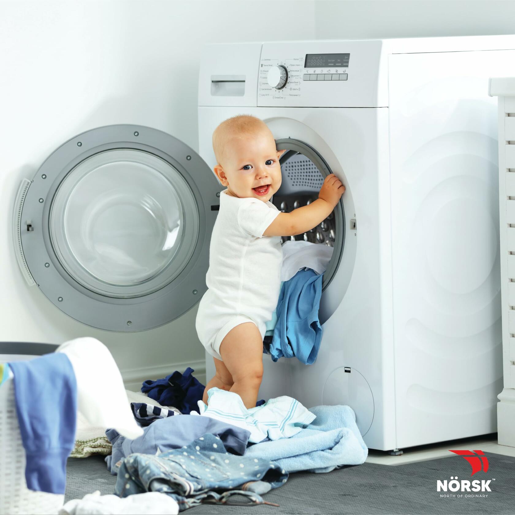 Décor by NÖRSK Reversible Interlocking Faux Wood Foam Floor Tiles, 24 X 24 X .47", 4-Pack, 16 Square Feet, Driftwood/Black