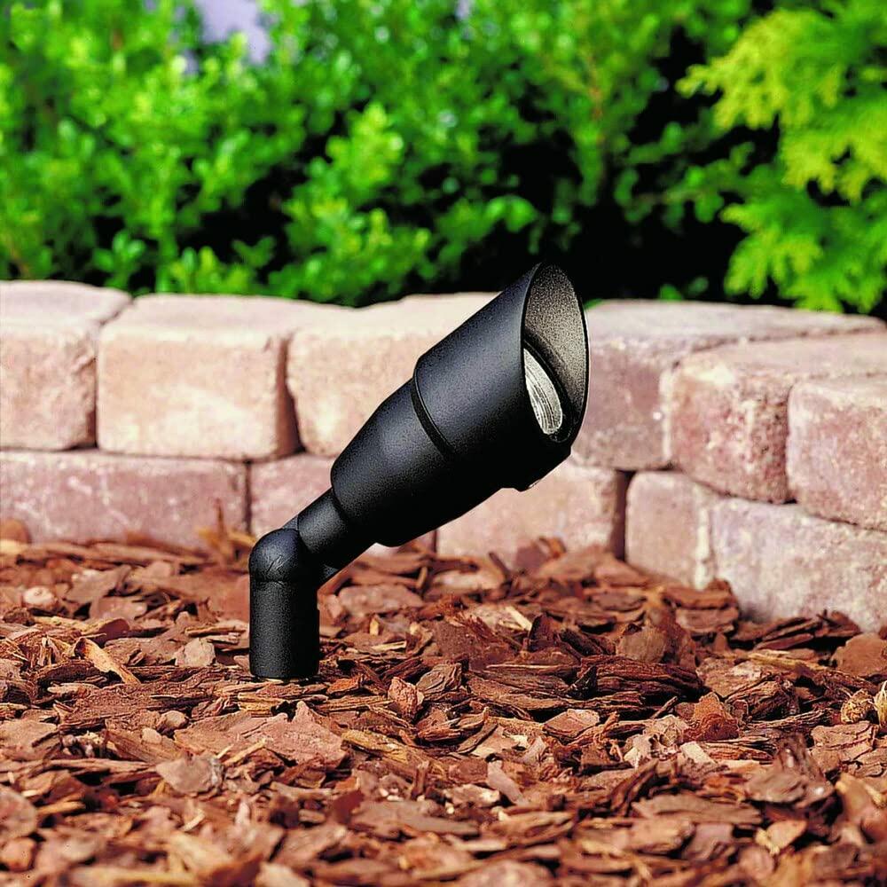 Kichler 7.5" Outdoor Accent Light in Textured Architectural Bronze, 12V LED