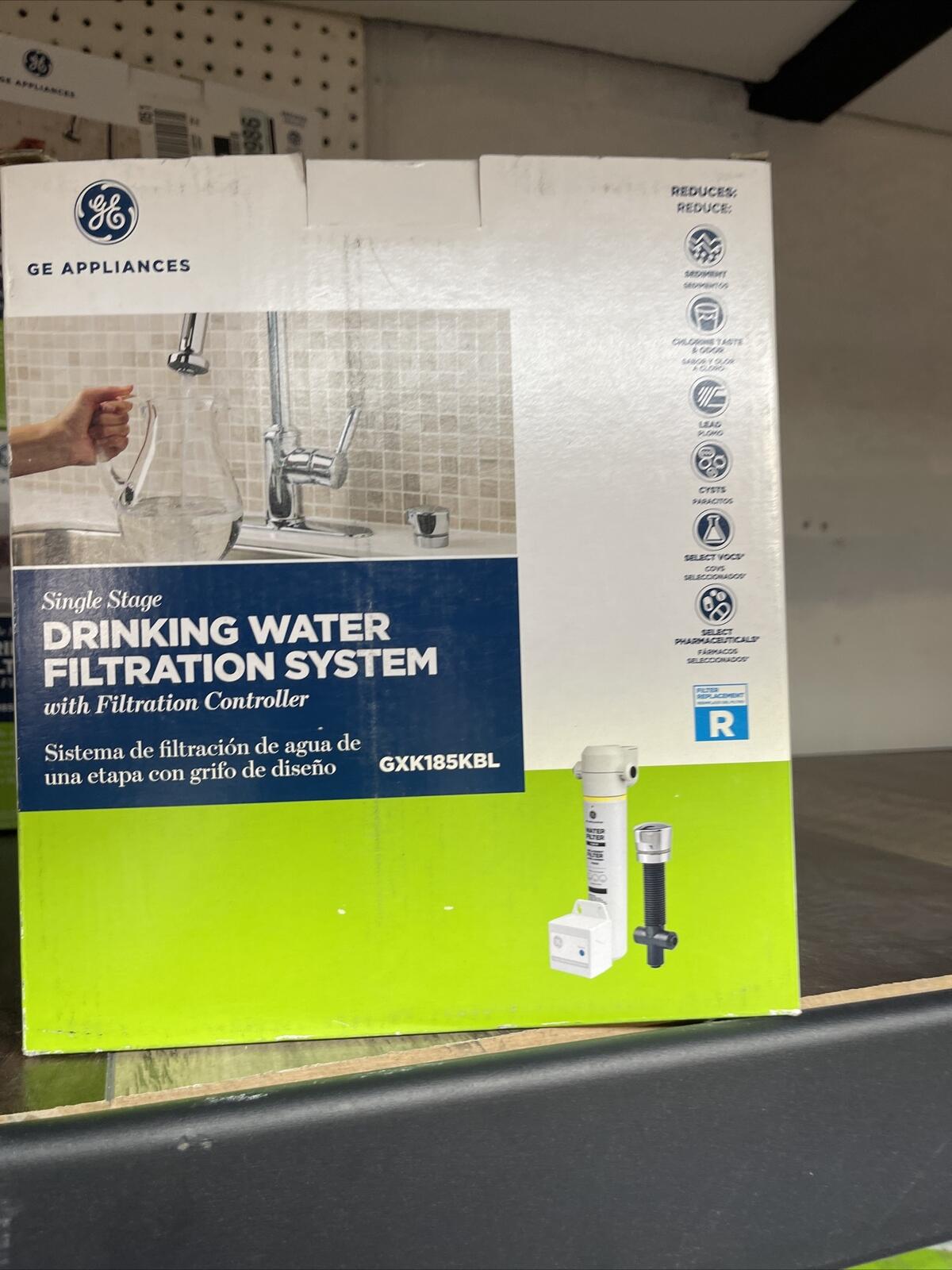 GE GXK185KBL Drinking Water filter Filtration System Under the sink New