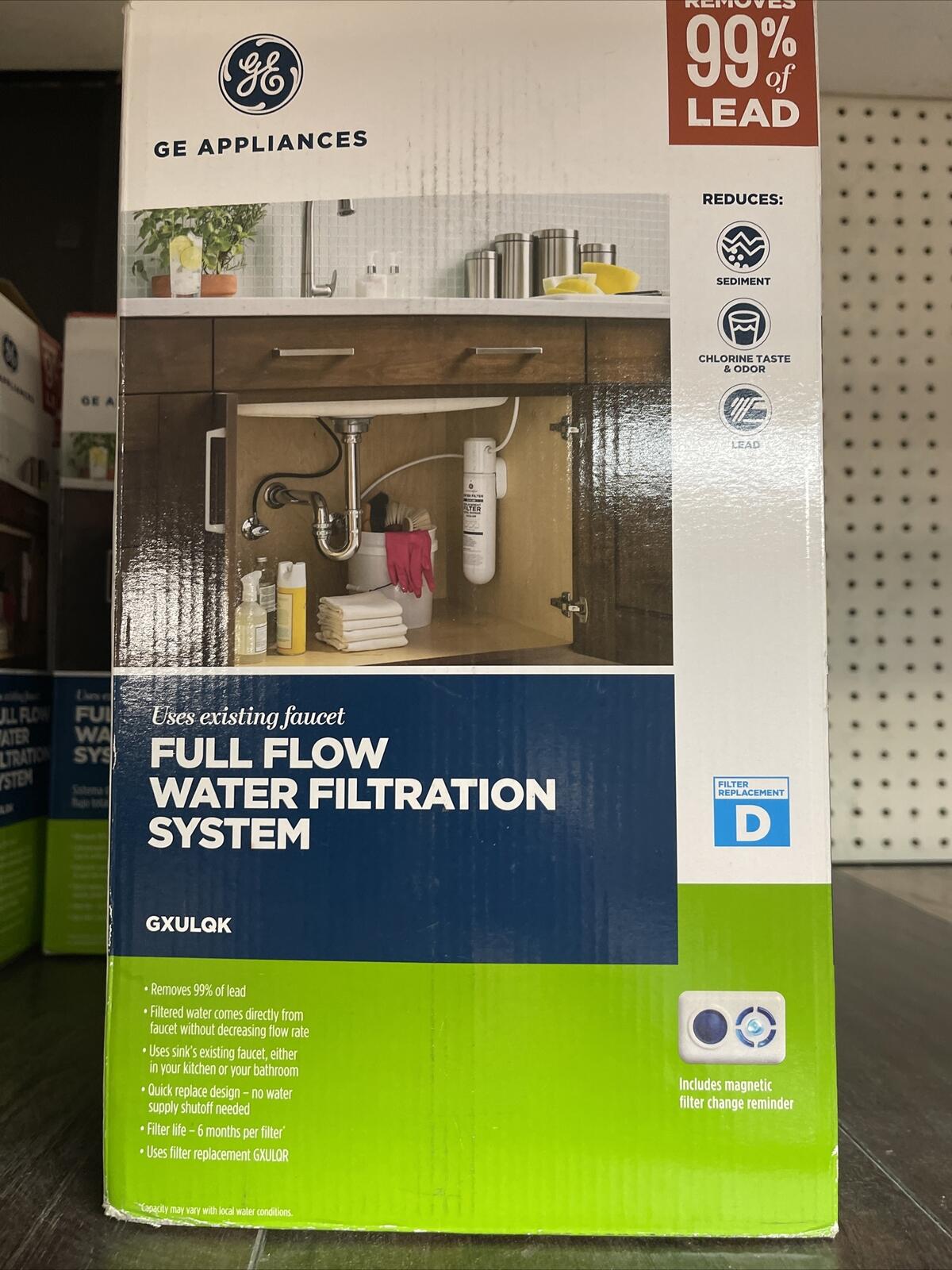 GE Full Flow Water Filtration System Model #GXULQK NEW