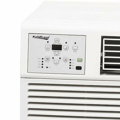 Koldfront WAC12001W 12,000 BTU 208/230V Heat/Cool Window Air Conditioner