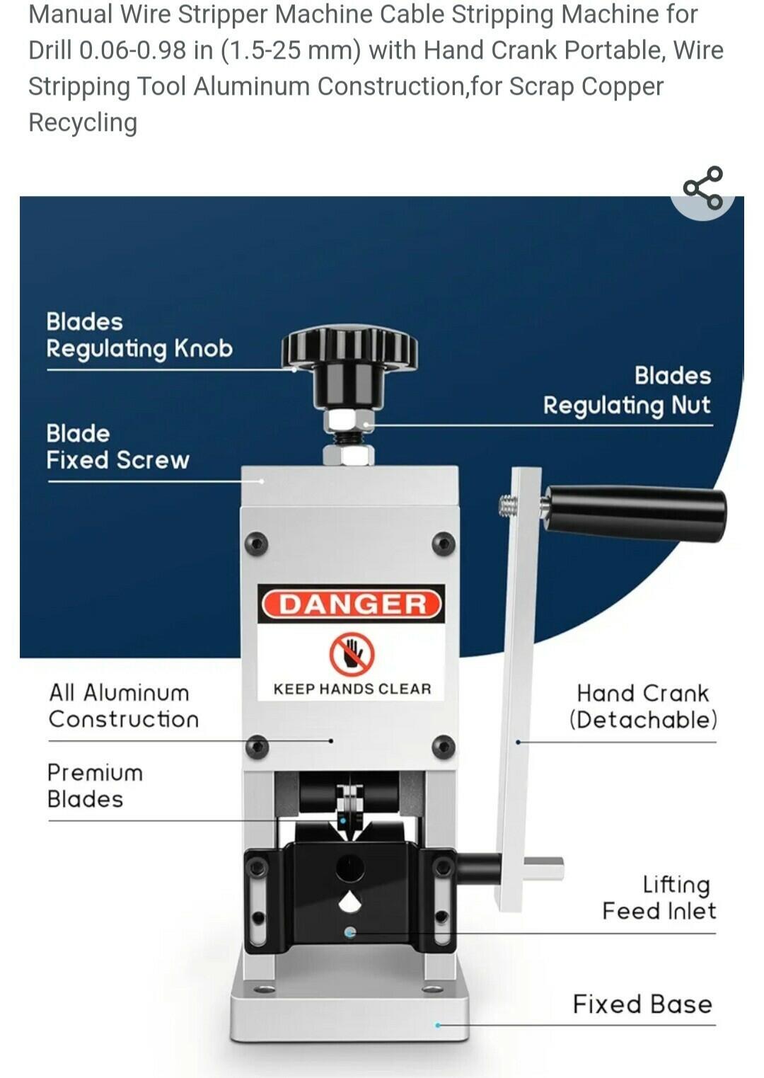 velvor drill wire splitter Open Box . Everything you Receive Is In the Picture.