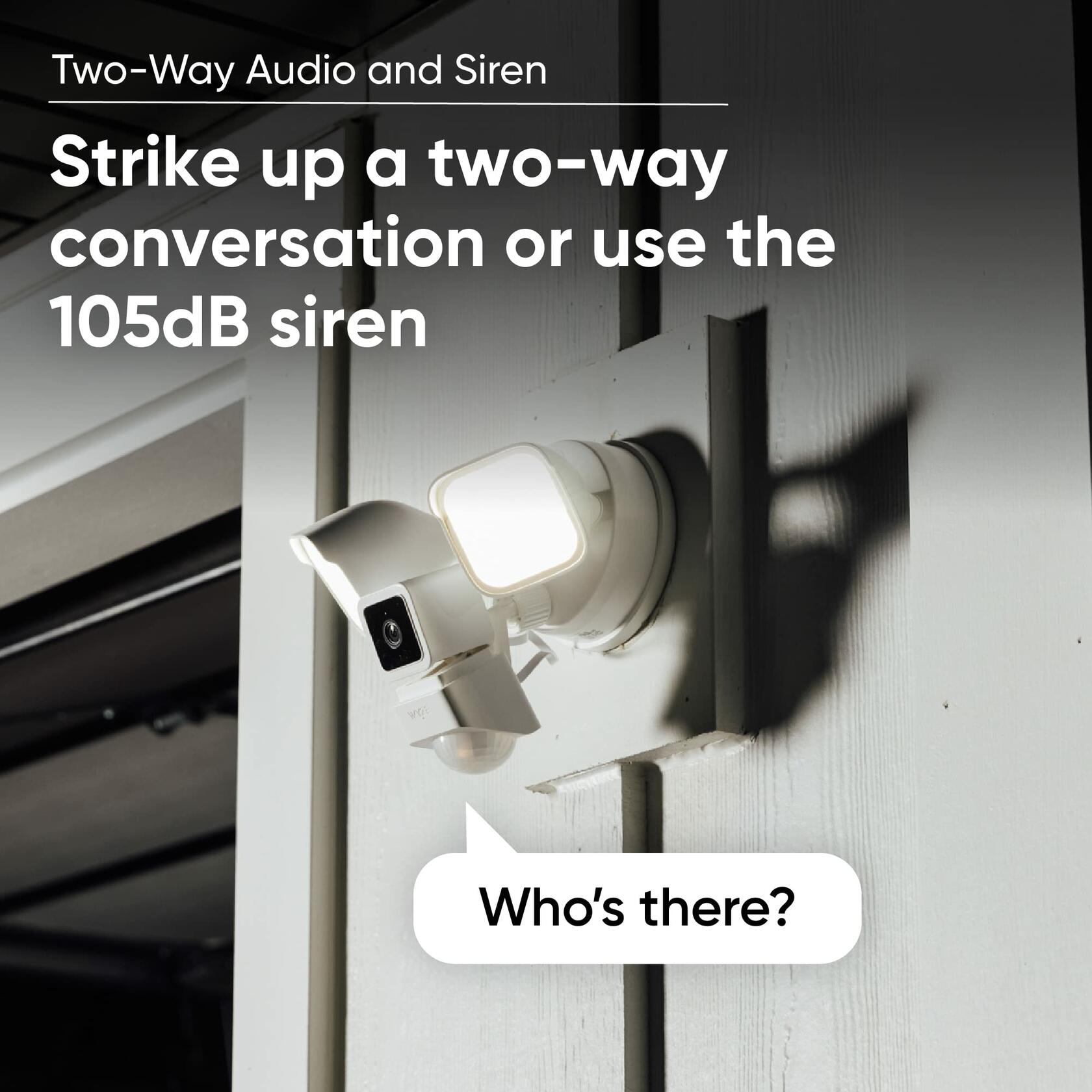 Wyze Cam Floodlight with 2600 Lumen LEDs, Wired 1080p HD IP65 Outdoor Smart