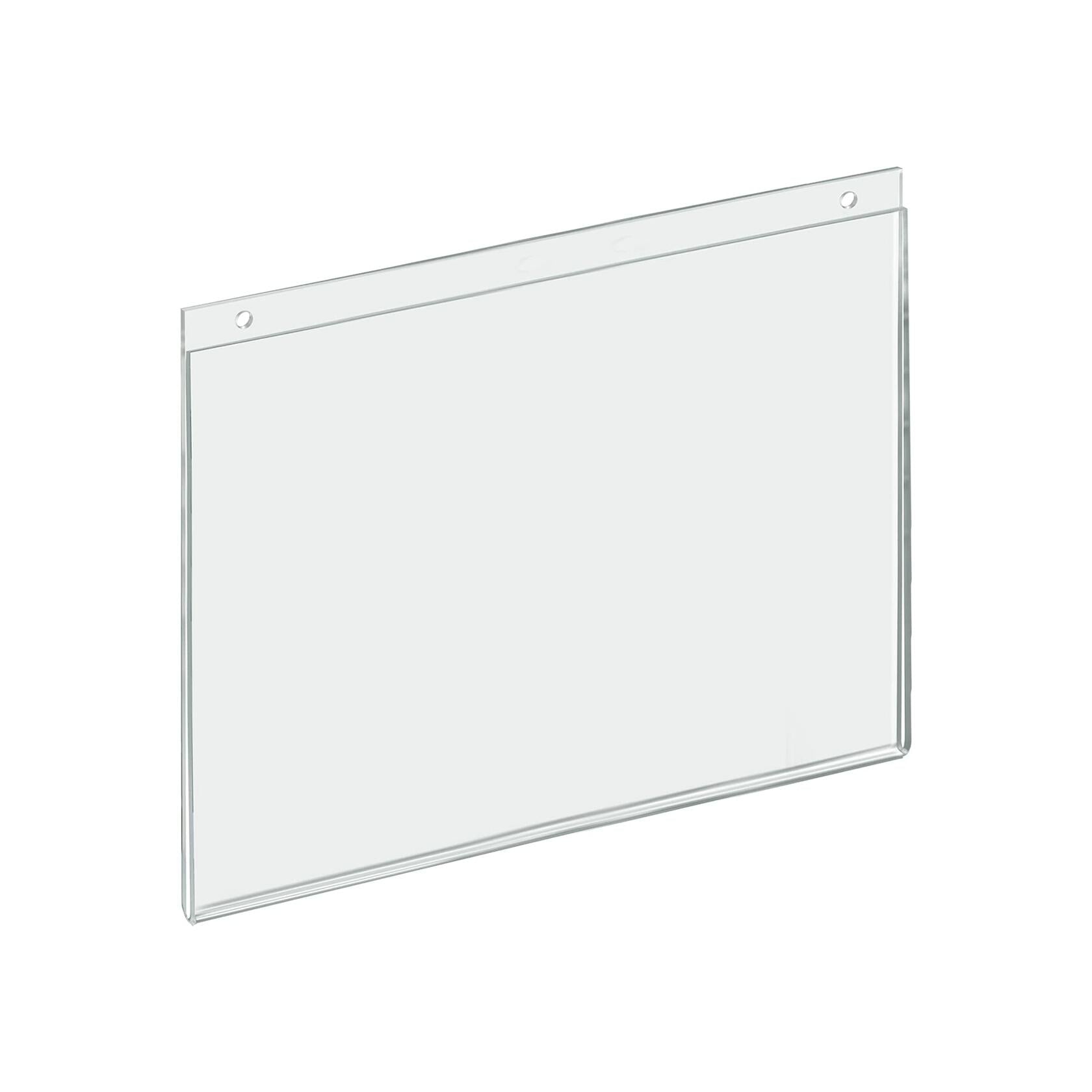 Azar Displays 162711 14-Inch Width by 11-Inch Height Wall U-Frame with Pre-Cut