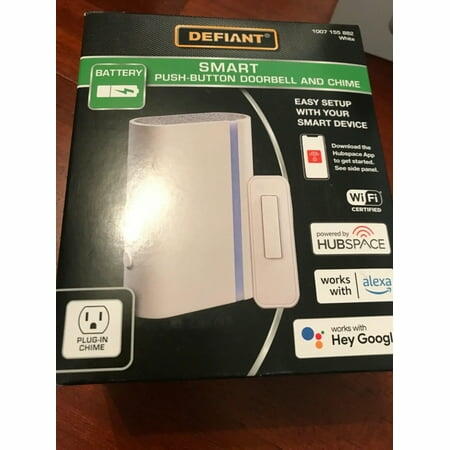 Defiant Wireless Wi-Fi Smart Plug-in Doorbell