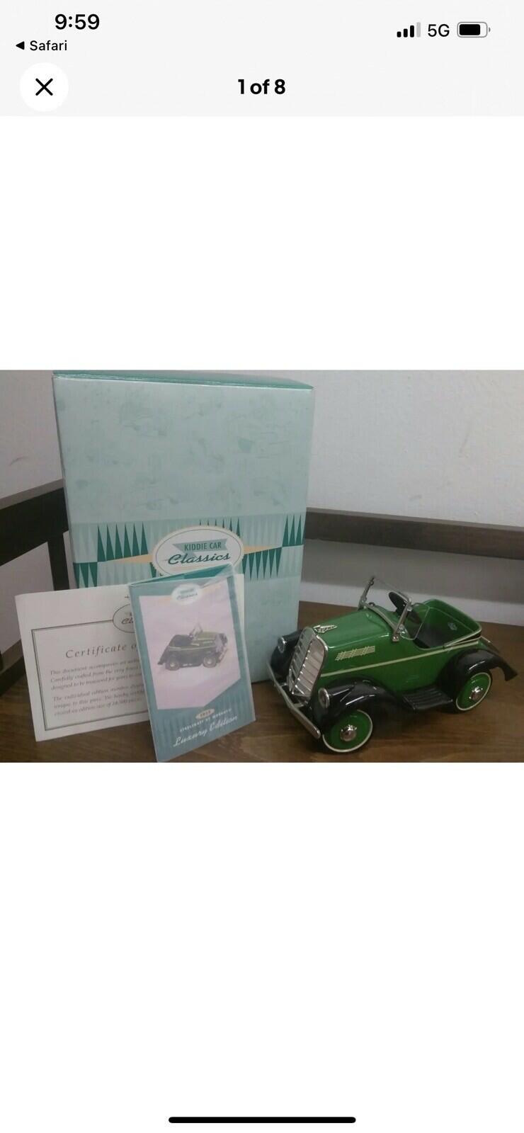 Hallmark Kiddie Car Classics Steelcraft Murray Luxury Ed. Mini Diecast Pedal Car